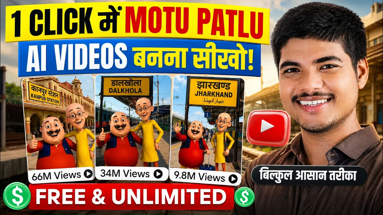 Instagram Viral Motu Patlu Wali Ai Video Kaise Banaye Prompt